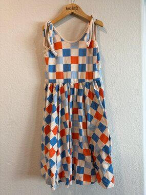 Alice + Ames Checkered Twirl Dress 10